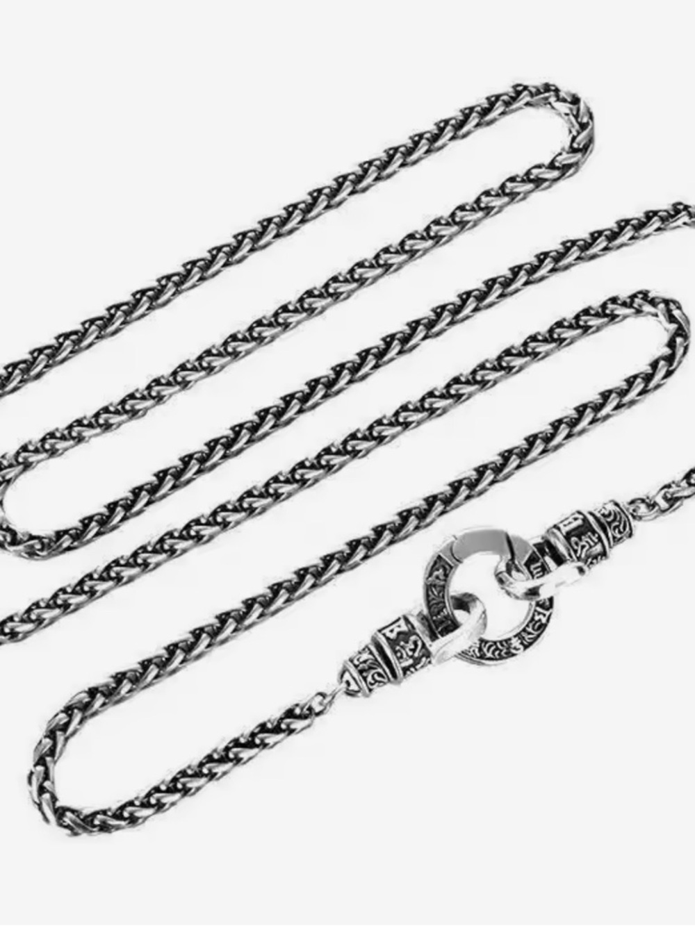 New Silver Rope Chain, Stamped - Picture 2 of 11